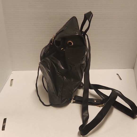Backpack mini purse guine leather body simulated trim main image 8